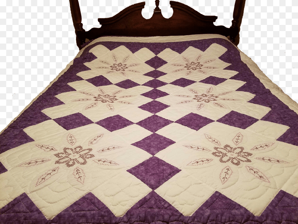 Illinois Quilt Transparent Quilt, Furniture, Bed, Bed Sheet Free Png Download