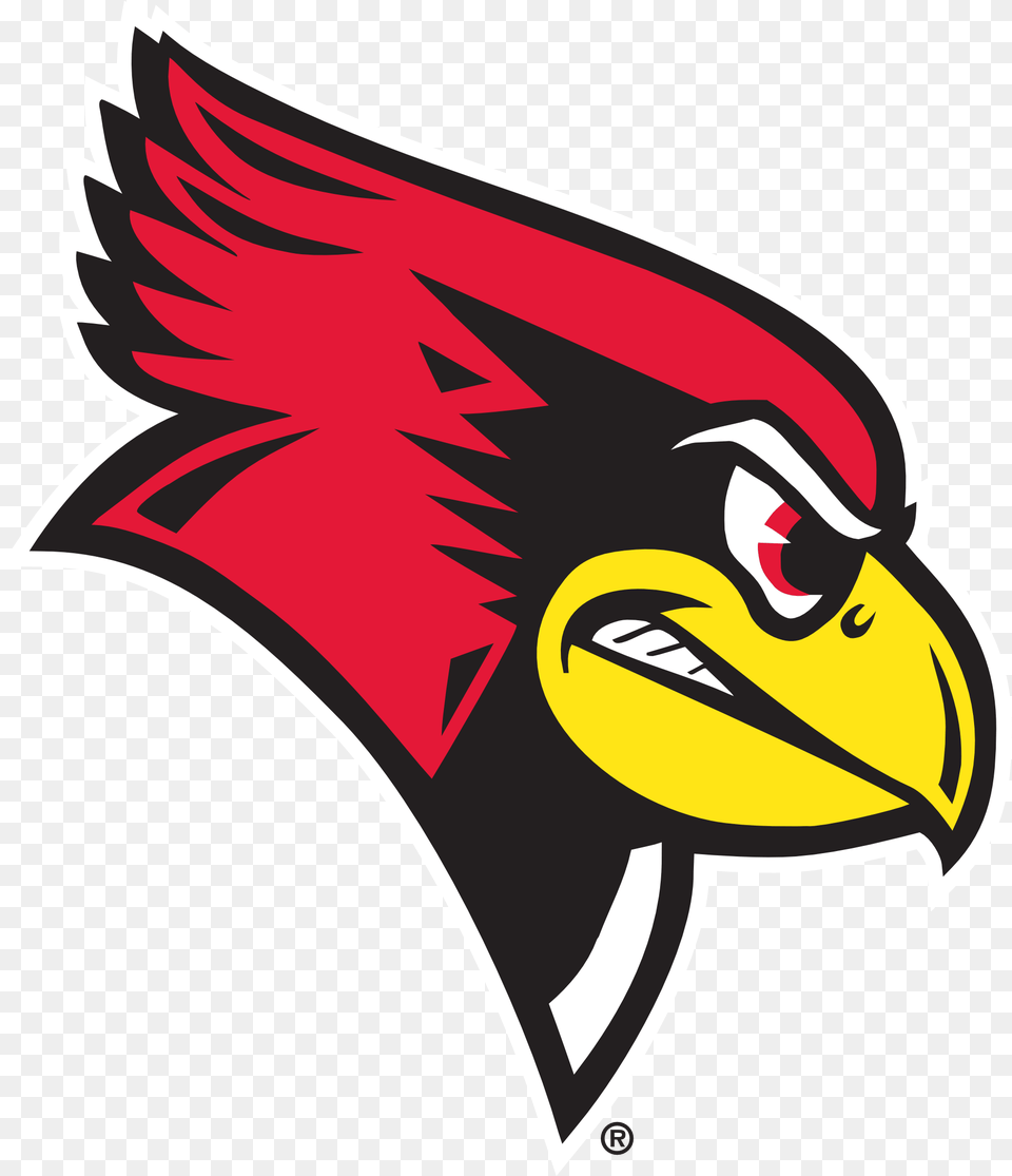 Illinois State Redbird Logo Redbirds Illinois State University, Animal, Beak, Bird, Dynamite Free Png Download