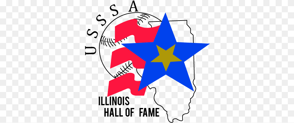 Illinois Usssa Hall Of Fame Graphic Design, Star Symbol, Symbol Free Png Download