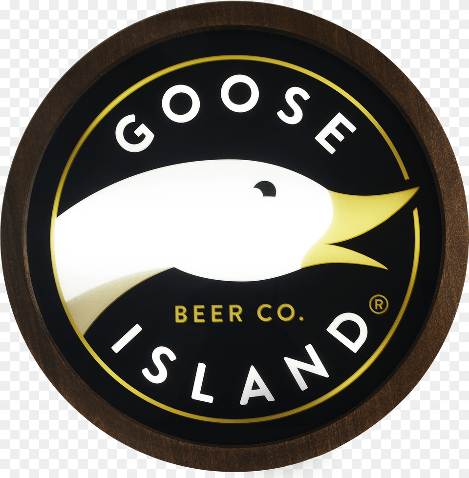 Illuminated Bar Sign Beer Goose Island, Disk Free Png Download