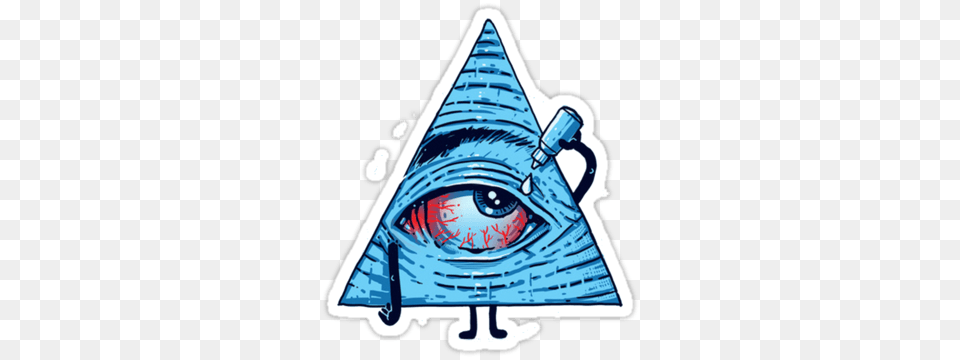 Illuminati Clipart Blue, Triangle Png Image