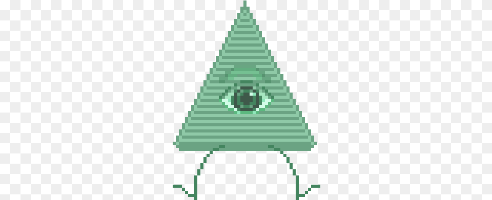 Illuminati Confirmed Pixel Portrait, Triangle Free Png Download