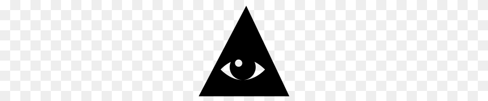 Illuminati Eye Image, Gray Free Png
