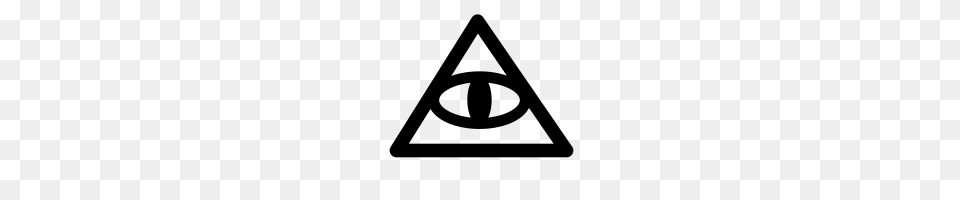 Illuminati Icons Noun Project, Gray Png