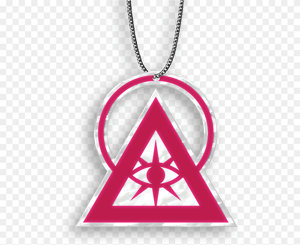 Illuminati Letter, Accessories, Triangle, Jewelry, Necklace Png Image