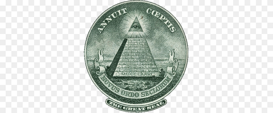 Illuminati Masonic Grand Lodge Un New World Order, Money, Coin Png Image