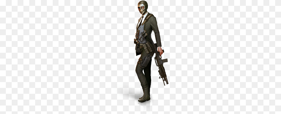 Illuminati Mercenary Female Secret World Illuminati Mercenary, Weapon, Clothing, Costume, Firearm Free Transparent Png