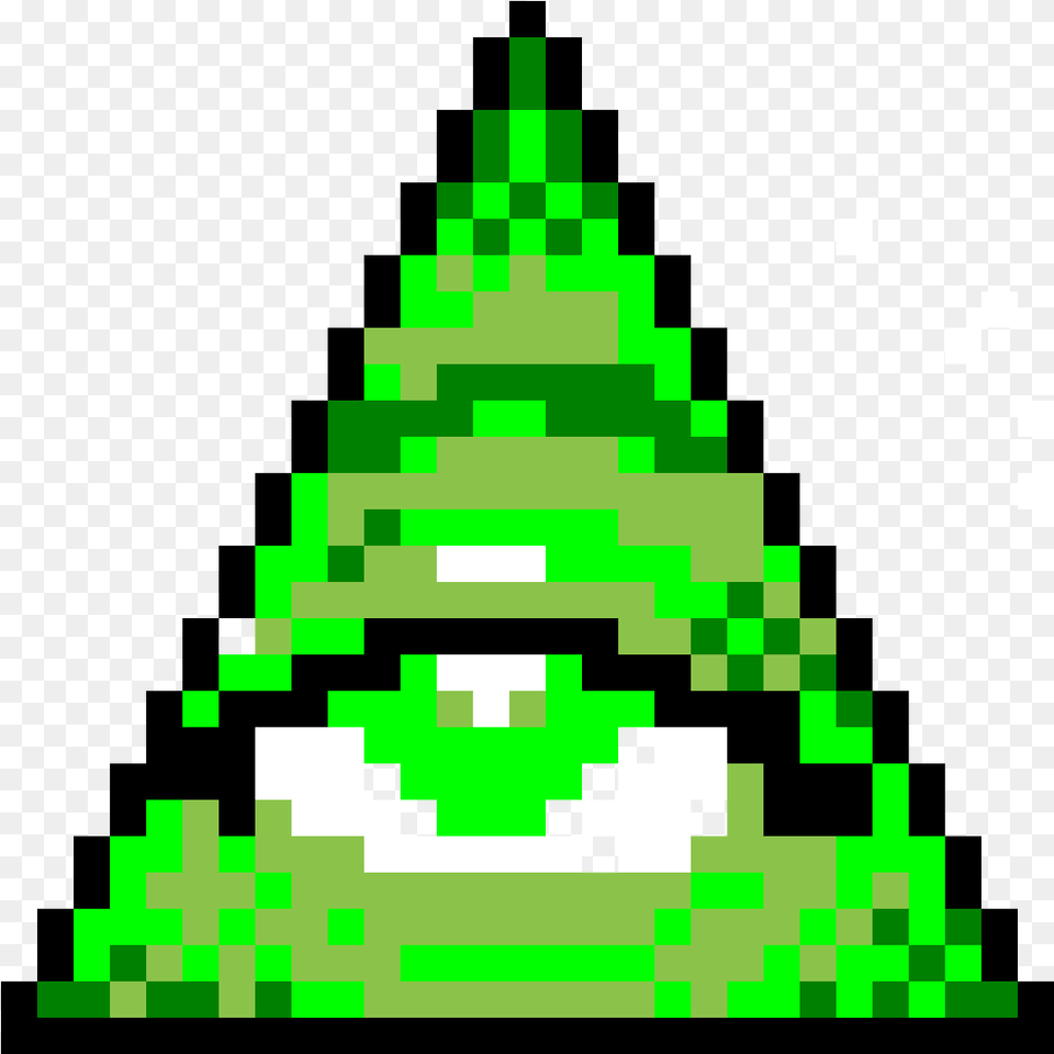 Illuminati Pixel Art Clipart Download Pixel Art Illuminati, Green, Triangle, Christmas, Christmas Decorations Free Transparent Png