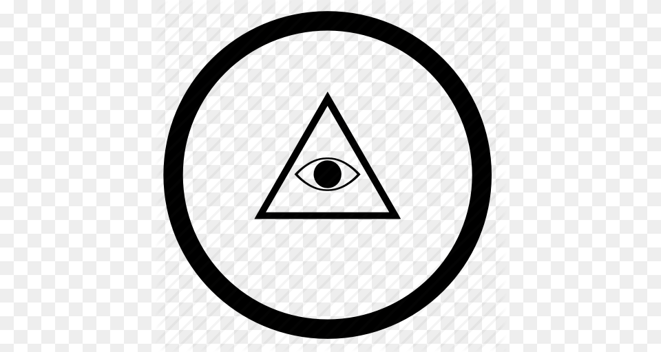 Illuminati Triangle Eye Illuminati Pyramid Round Triangle, Symbol Png