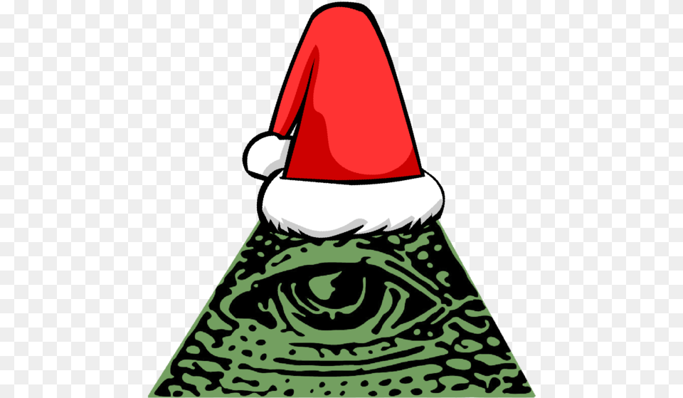 Illuminati W Santa Hat, Clothing, Outdoors Free Transparent Png