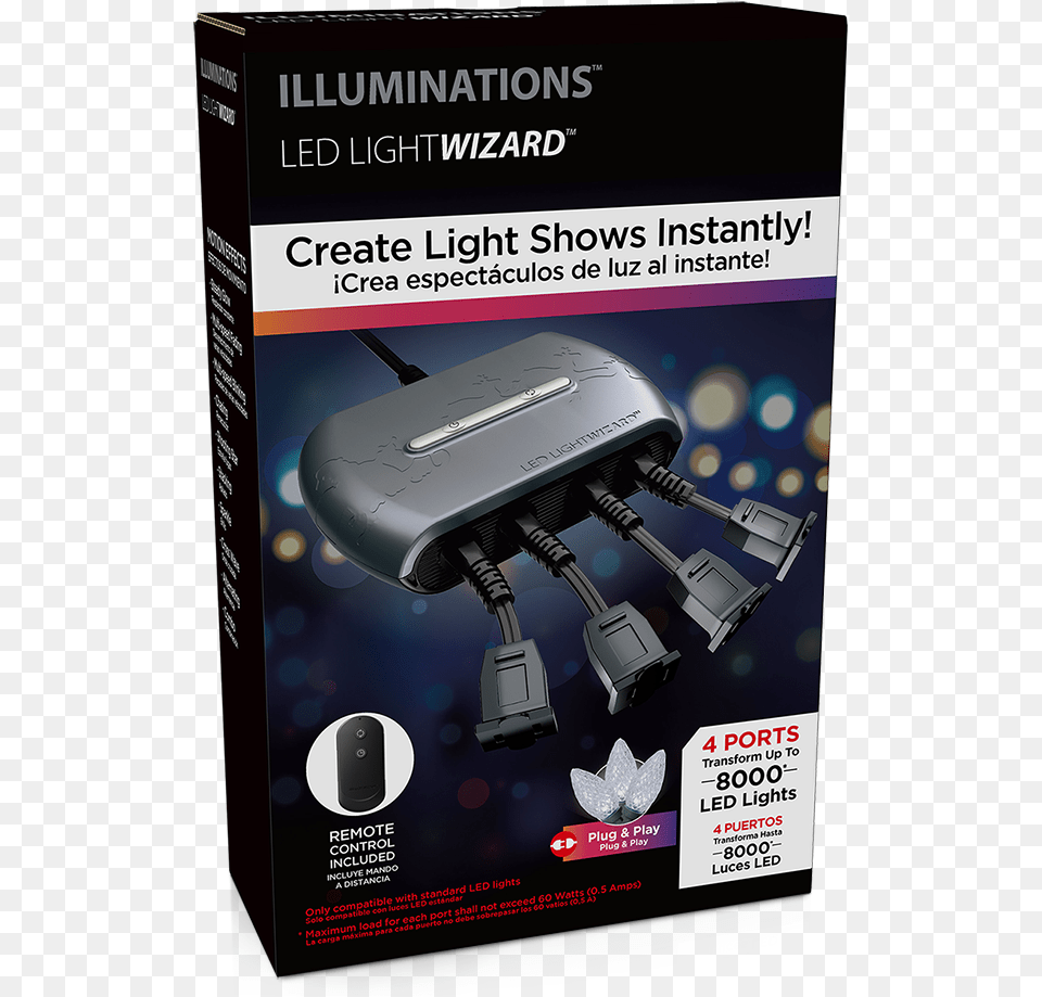 Illumination Led Lightwizard, Adapter, Electronics, Advertisement Png