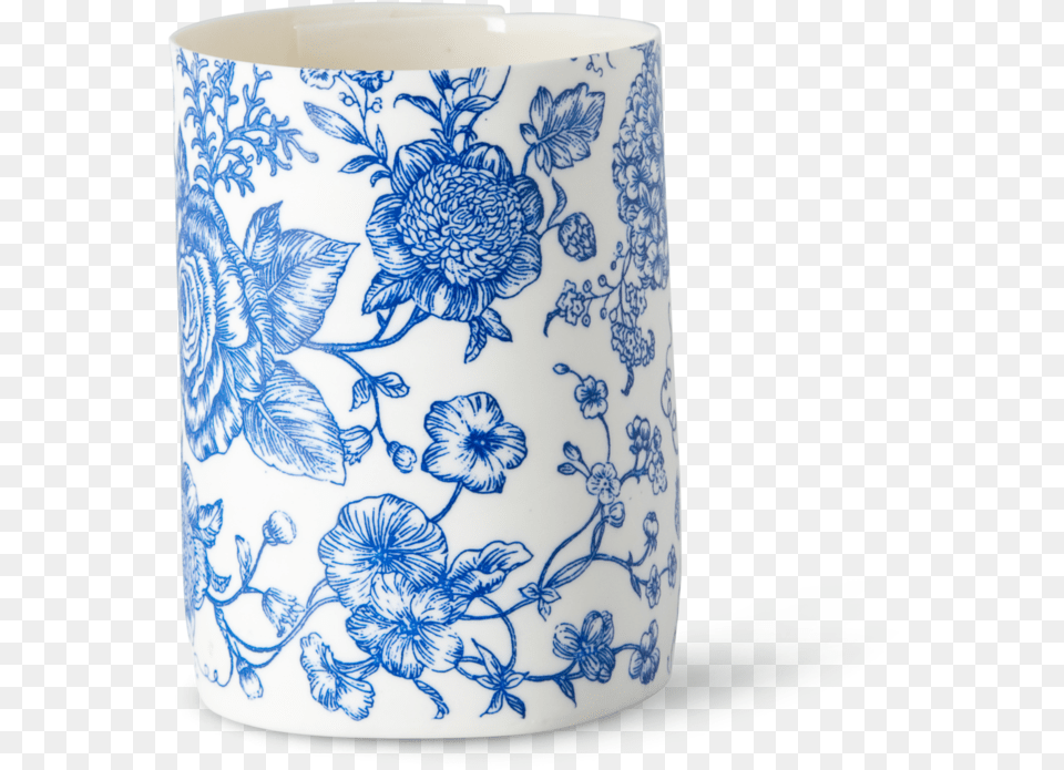 Illuminator Vase Short Rose Tattoo Blue And White Porcelain, Art, Pottery, Cup Png