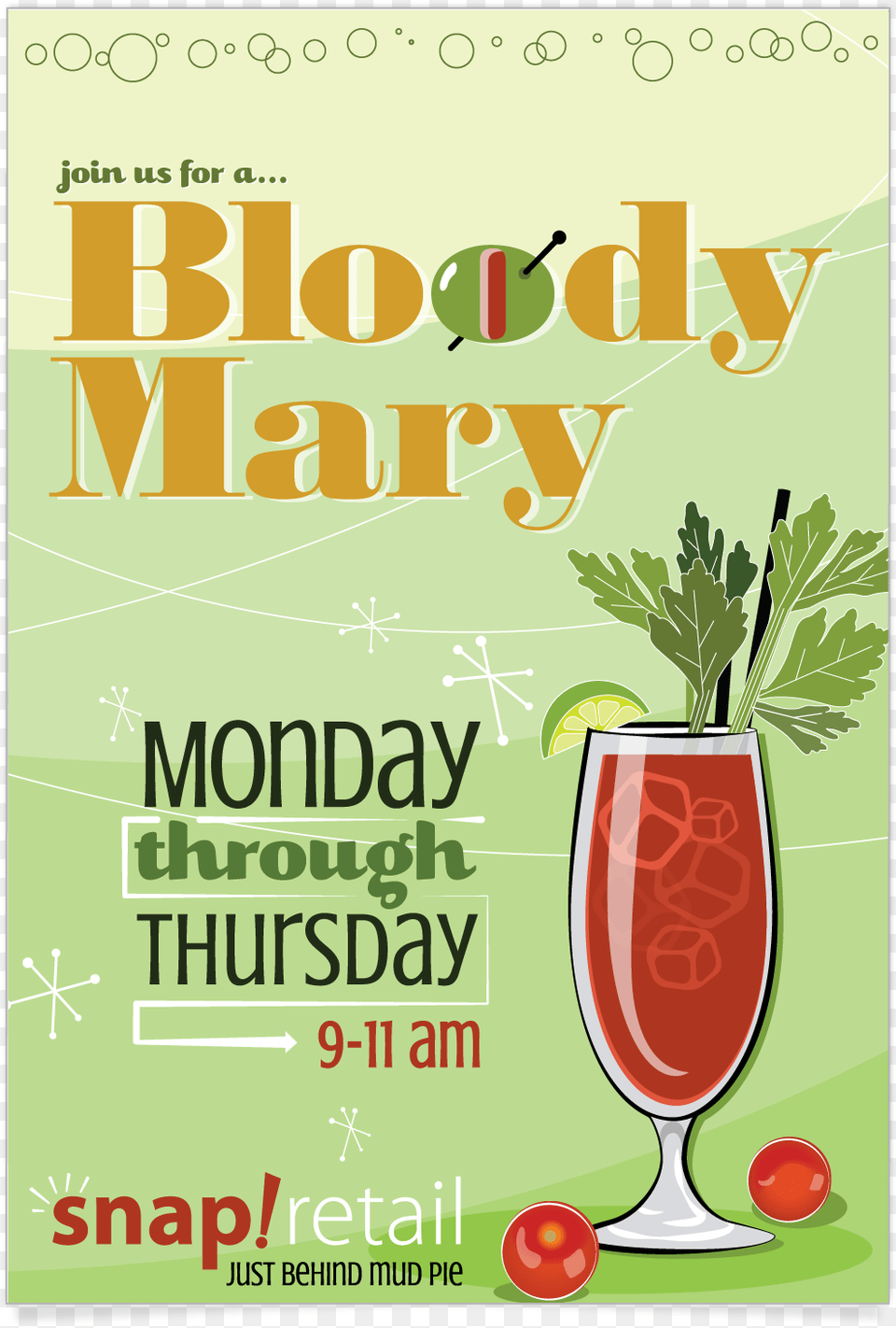 Illus Bloody Mary Contigo, Advertisement, Poster, Alcohol, Beverage Png