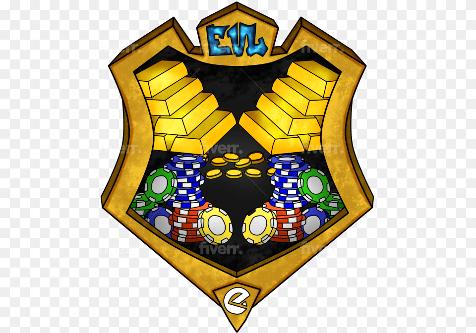 Illustrate A Minecraft Sever Logo Or Icon And Discord Art, Armor, Symbol Png Image