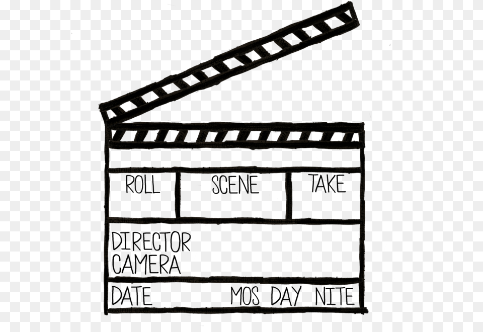 Illustrated Clapperboard Line Art, Arch, Architecture Free Transparent Png