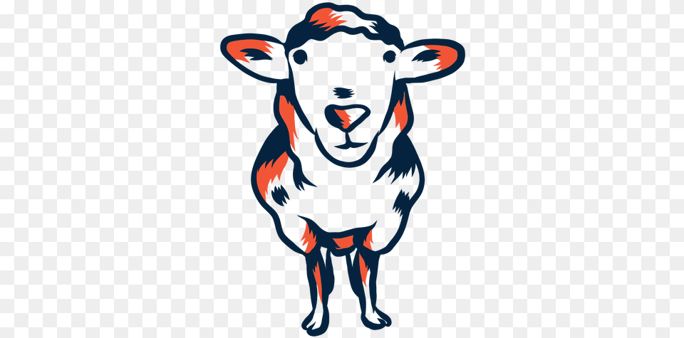 Illustrated Duotone Sheep U0026 Svg Vector File Animal Figure, Livestock, Person, Mammal, Face Free Png Download