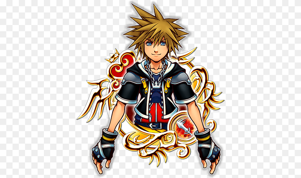 Illustrated Kh Ii Sora, Book, Comics, Publication, Adult Free Png Download