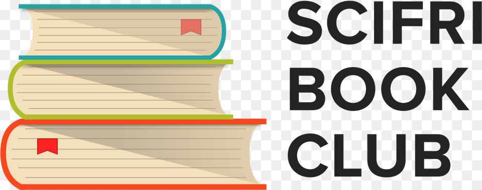 Illustrated Stack Of Books With Text Scifri Book Club Sonim, Publication, Page Png