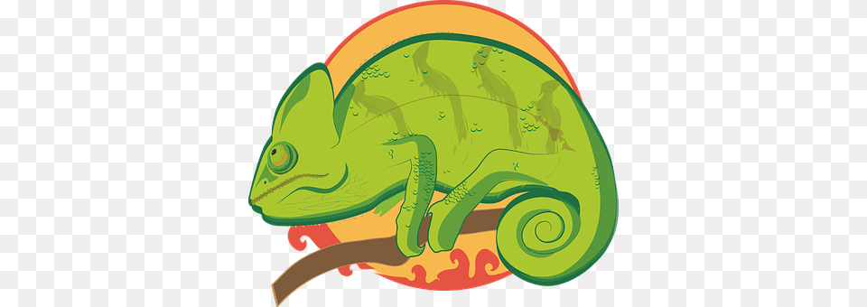 Illustration Animal, Lizard, Reptile, Green Lizard Free Png Download