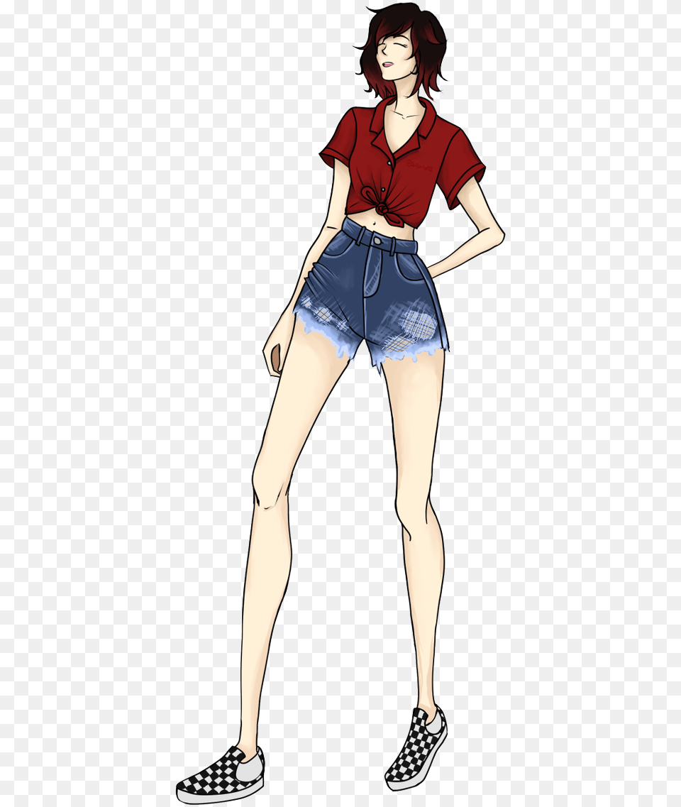 Illustration, Shorts, Clothing, Teen, Person Png