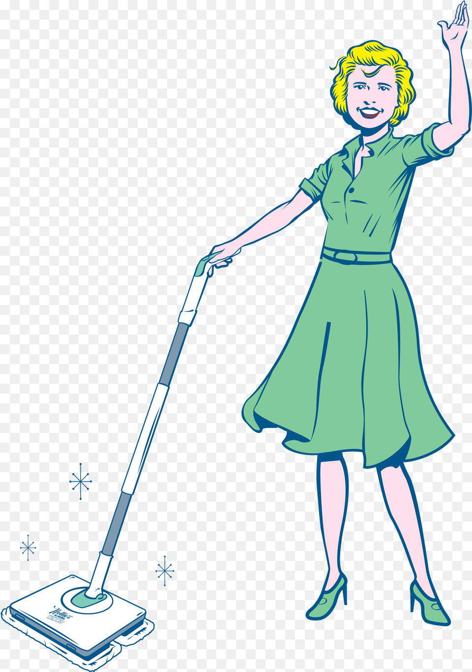 Illustration, Cleaning, Person, Face, Head Png Image