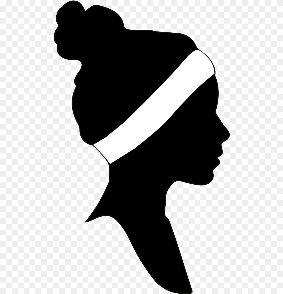 Illustration, Silhouette, Accessories, Headband, Person Png