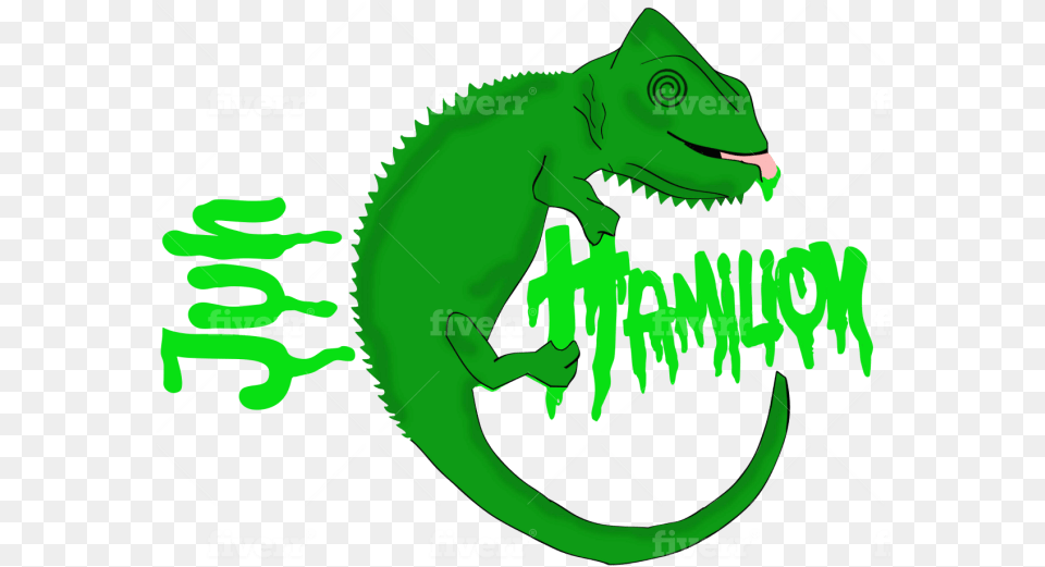 Illustration, Animal, Lizard, Reptile, Green Lizard Png Image