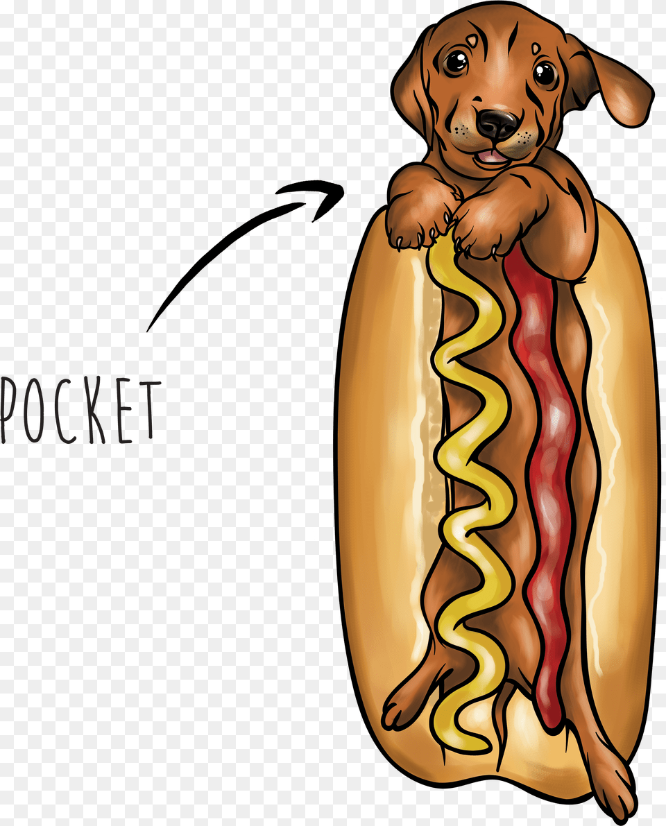Illustration, Food, Hot Dog Free Png Download