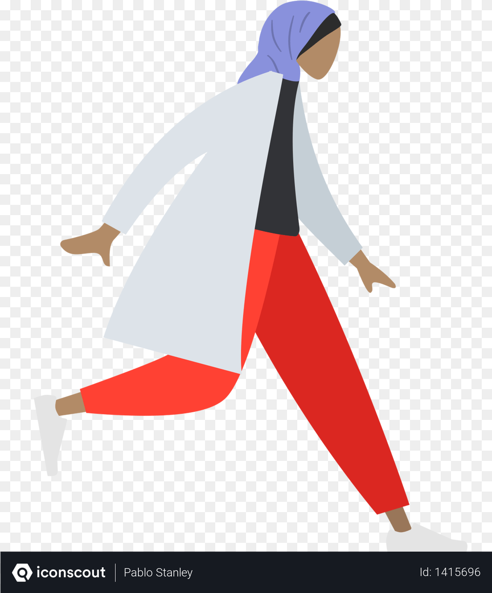 Illustration, Clothing, Coat, Walking, Long Sleeve Png