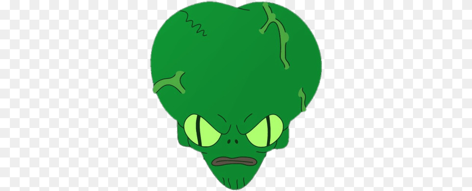 Illustration, Alien, Green Png