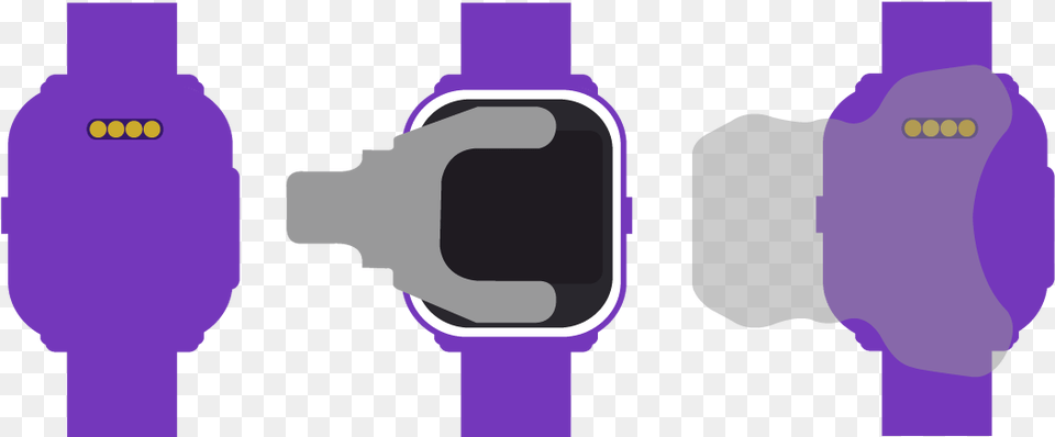 Illustration, Electronics, Purple, Digital Watch, Wristwatch Png