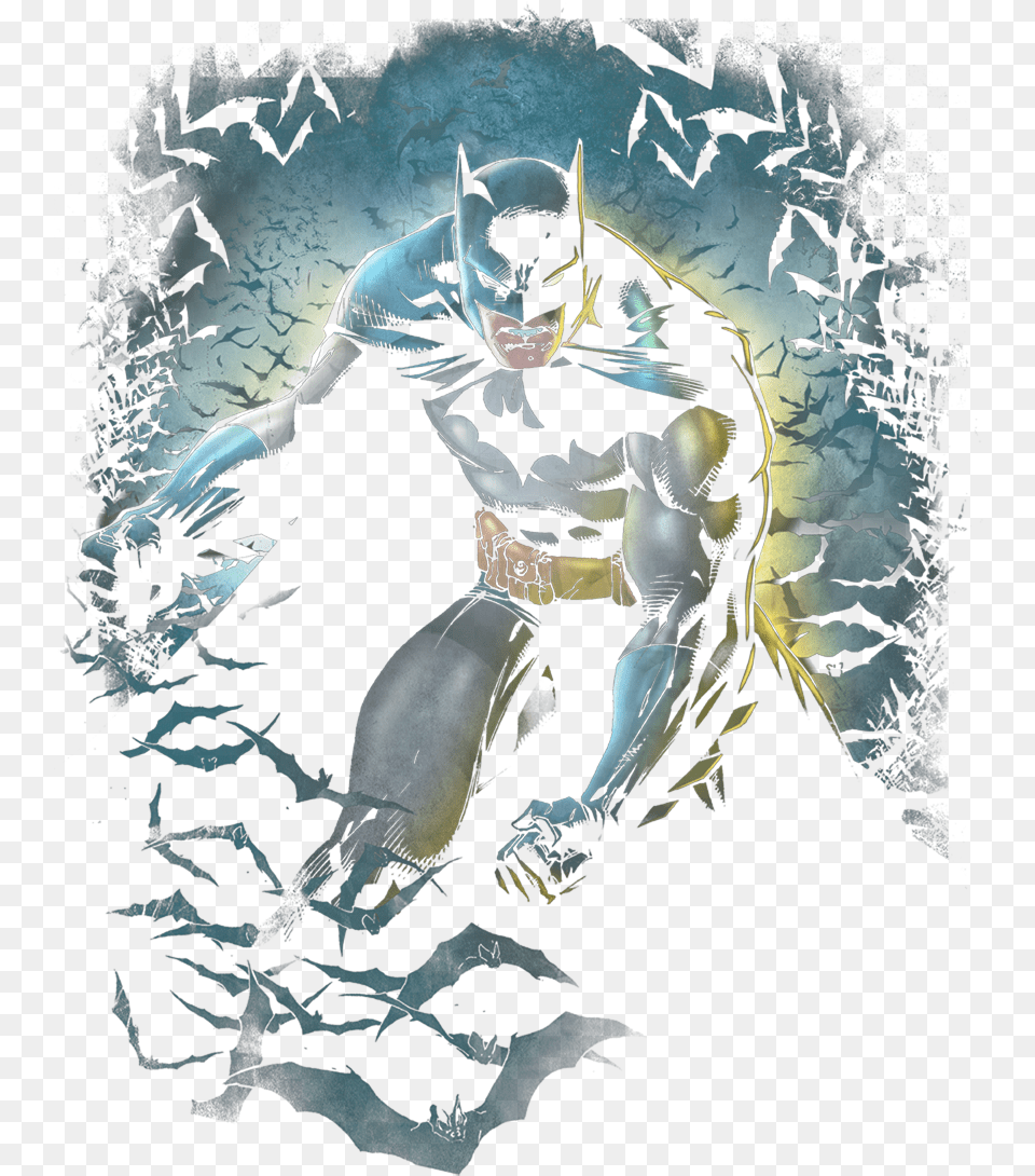 Illustration, Batman, Adult, Male, Man Free Png Download