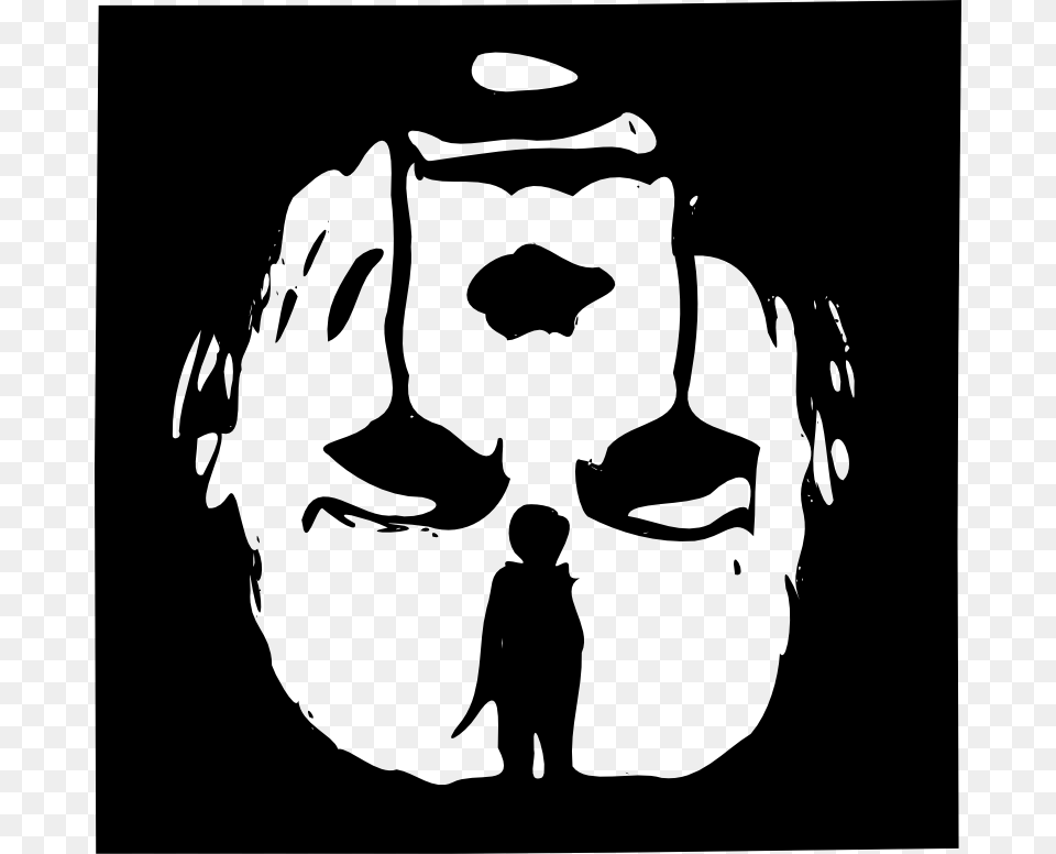 Illustration, Stencil, Boy, Child, Male Png Image