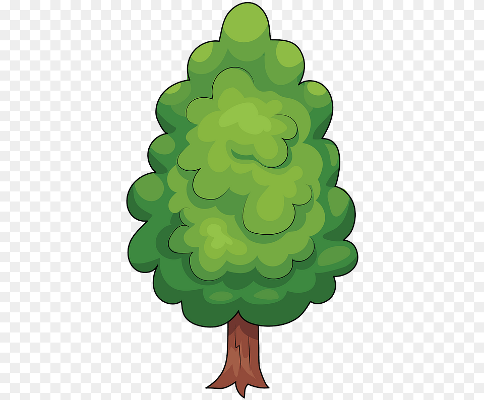 Illustration, Green, Tree, Plant, Vegetation Free Png