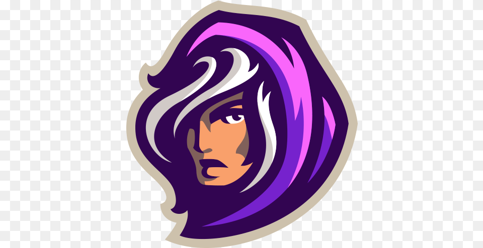 Illustration, Purple, Face, Head, Person Png