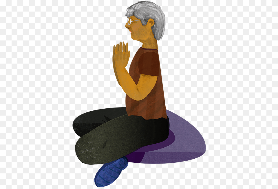 Illustration, Kneeling, Person, Adult, Female Free Png Download