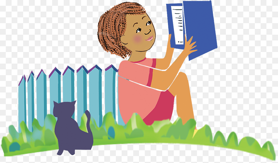 Illustration, Reading, Person, Adult, Woman Png