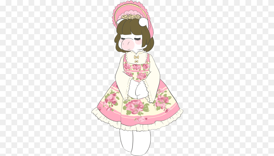 Illustration, Hat, Clothing, Dress, Birthday Cake Png Image