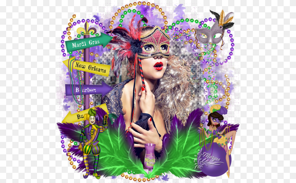 Illustration, Adult, Person, Parade, Mardi Gras Free Png Download