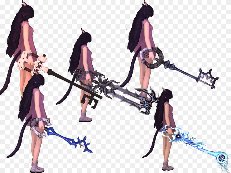Illustration, Weapon, Sword, Adult, Woman Png Image