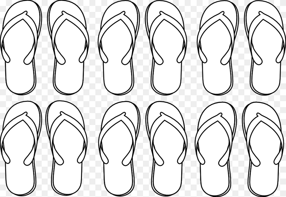 Illustration, Clothing, Flip-flop, Footwear Free Png Download