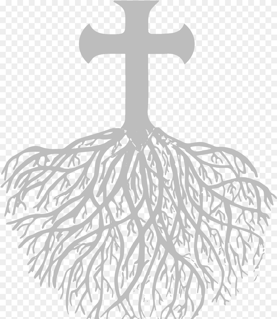 Illustration, Cross, Plant, Root, Symbol Free Transparent Png