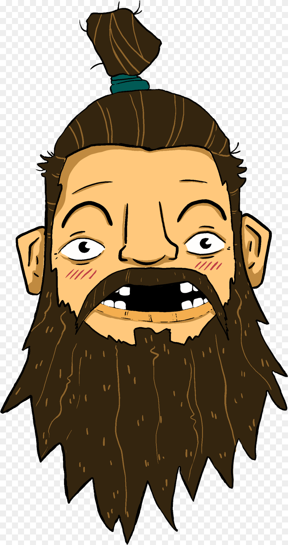 Illustration, Beard, Face, Head, Person Png Image