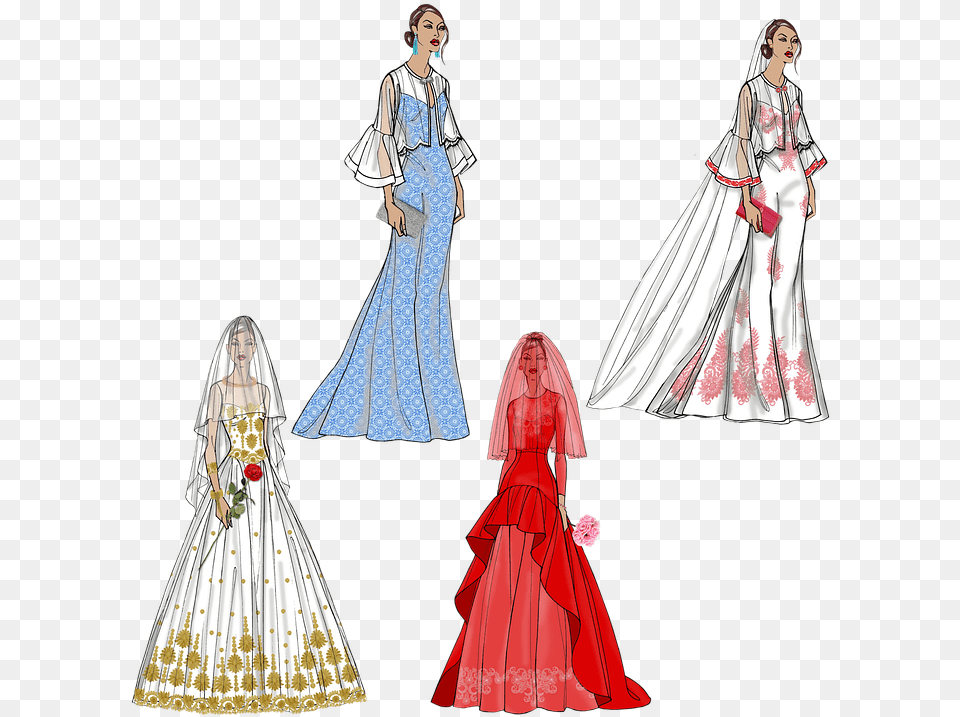 Illustration, Formal Wear, Clothing, Dress, Fashion Png Image