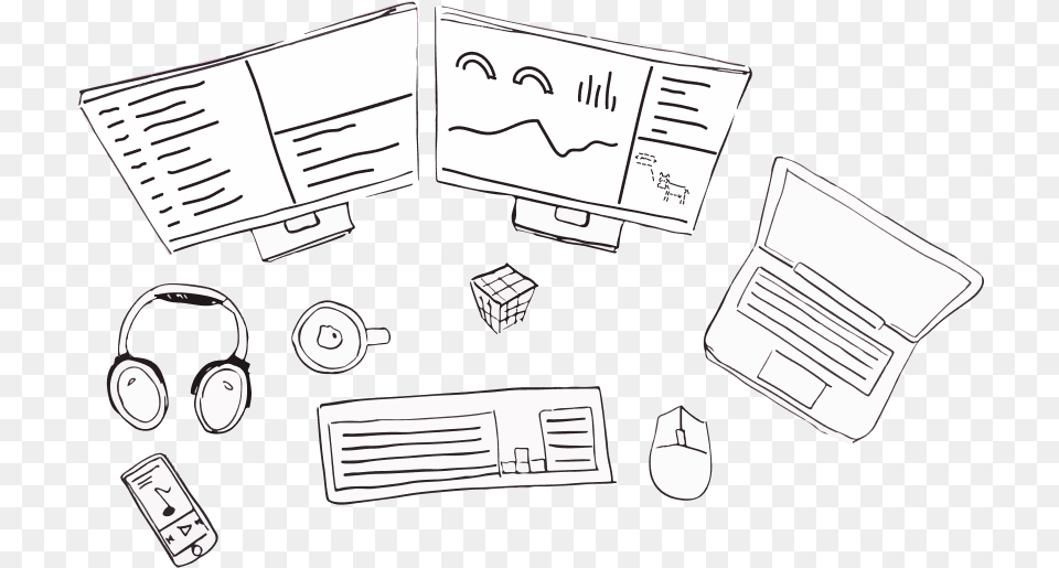 Illustration, Electronics, Headphones Png