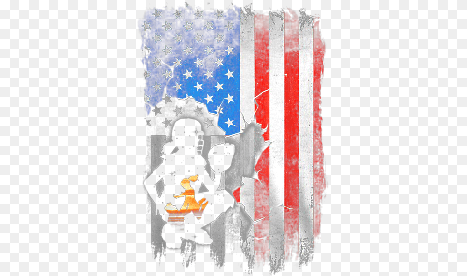 Illustration, American Flag, Flag, Person Free Transparent Png