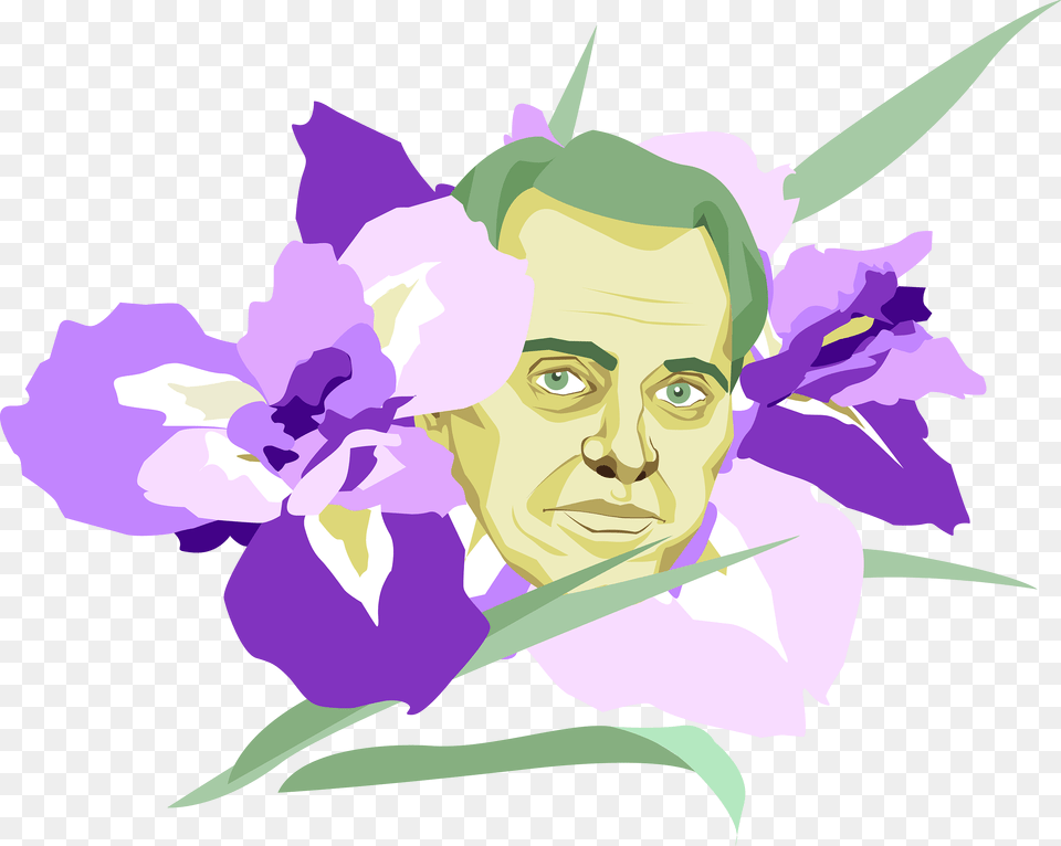 Illustration, Purple, Plant, Iris, Flower Free Transparent Png