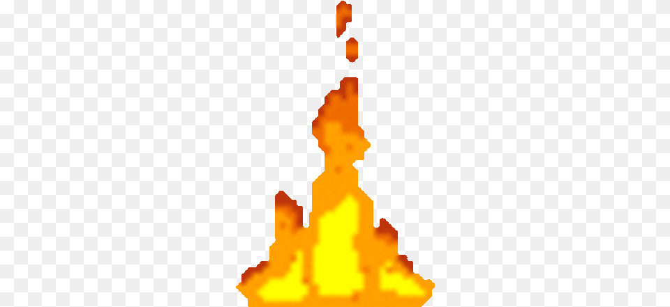 Illustration, Fire, Flame, Bonfire, Person Png