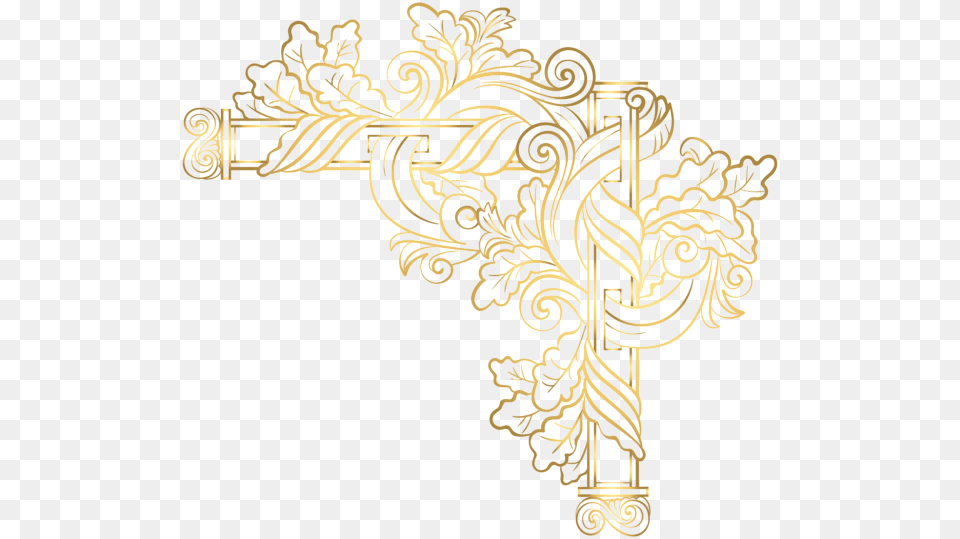 Illustration, Cross, Symbol, Pattern, Bronze Free Png Download