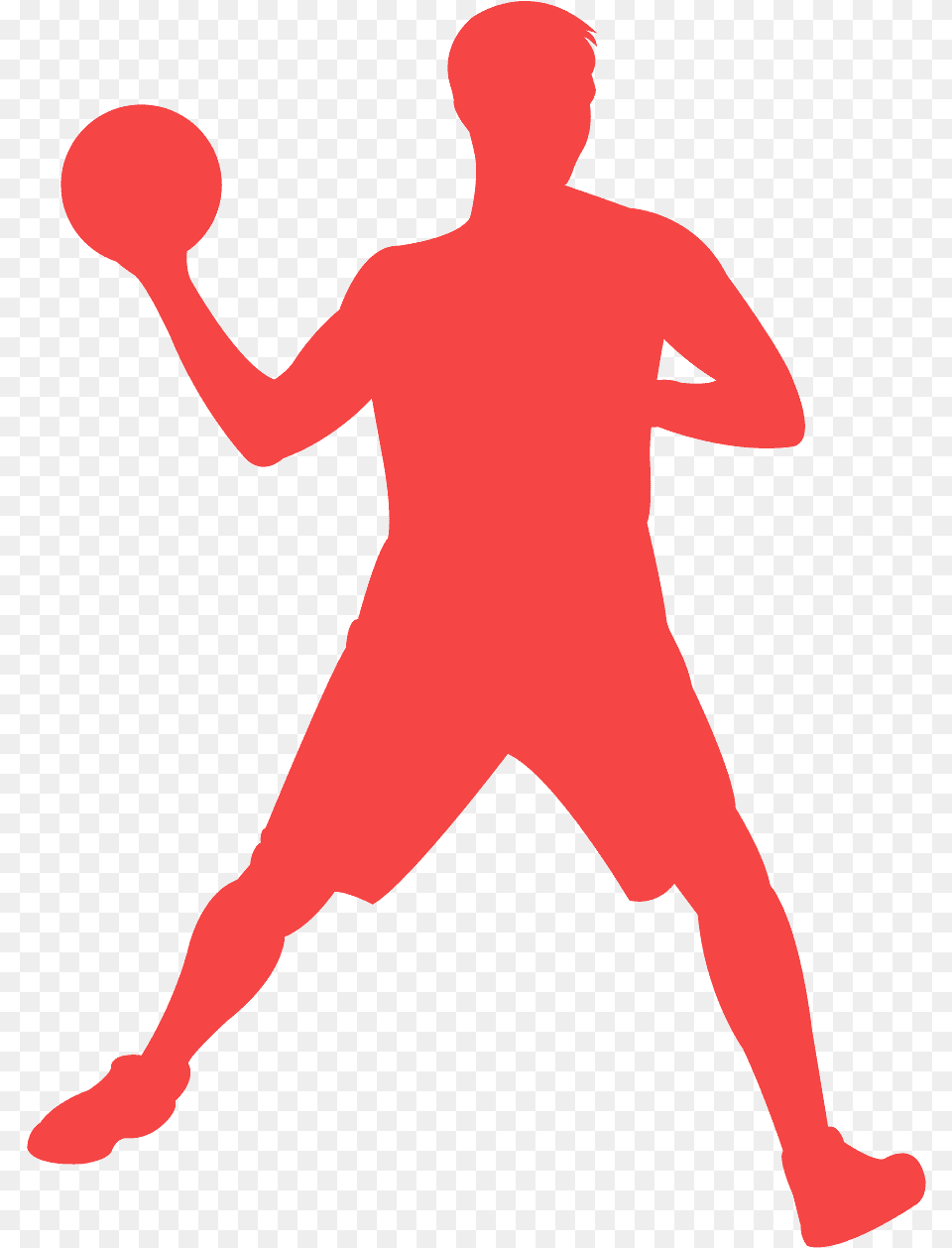 Illustration, Person, Ball, Handball, Sport Free Png